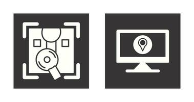Order Tracking and Location Icon vector