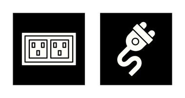 Socket and Plug Icon vector
