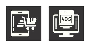 Online Shop and Digital Icon vector