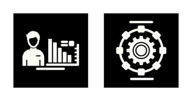 Consulting and Automated  Icon vector