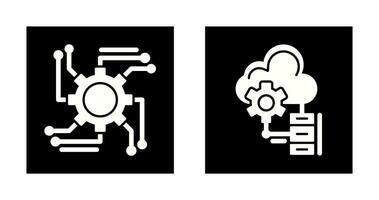 Automation and Big Data Icon vector