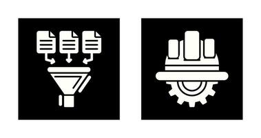 Data Collection and Engineering Icon vector