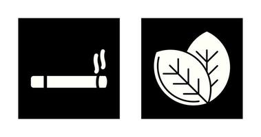 Smoking and Tobaccon Icon vector