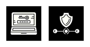 Password and Vpn Icon vector