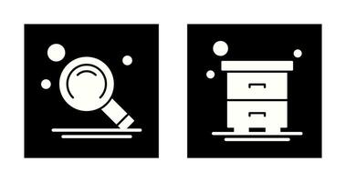 Search and Table Icon vector