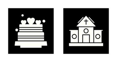 Wedding and Church Icon vector