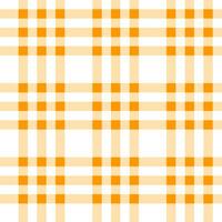 Orange plaid pattern background. plaid pattern background. plaid background. Seamless pattern. for backdrop, decoration, gift wrapping, gingham tablecloth, blanket, tartan, fashion fabric print. vector