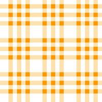 Orange plaid pattern background. plaid pattern background. plaid background. Seamless pattern. for backdrop, decoration, gift wrapping, gingham tablecloth, blanket, tartan, fashion fabric print. vector