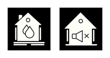 Water Hose and Mute Icon vector