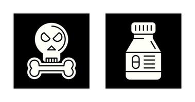 Bones and Medicine Icon vector