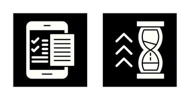 Check List and Quick Response Icon vector