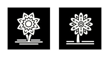 Daffodil and Daisy Icon vector