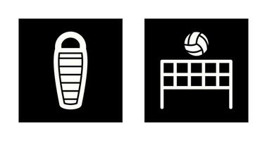 Sleeping Bag and Flash  Icon vector