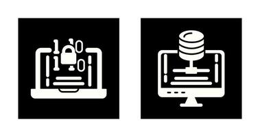 Encryption and Server Icon vector