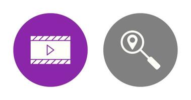 video animation and tracking services Icon vector