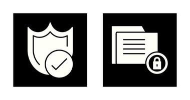 Protection and Data Security Icon vector
