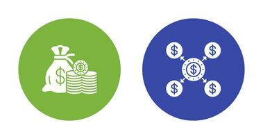 Saving and Distribution Icon vector