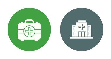 First Aid Kit and Healthcare Icon vector