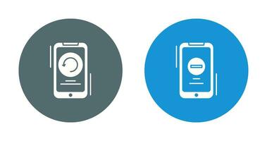 Restart and Remove Icon vector