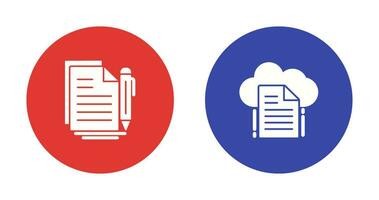 Document and File Icon vector