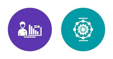 Consulting and Automated  Icon vector