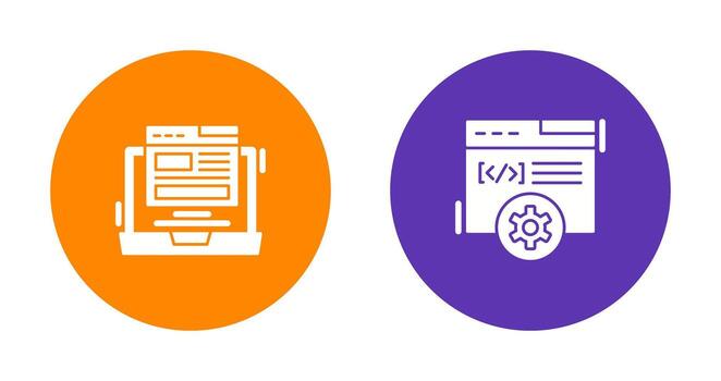 diseño y desarrollo icono vector