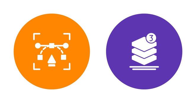 vector and layer Icon