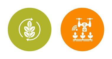 Agronomy and Smart Farm Icon vector