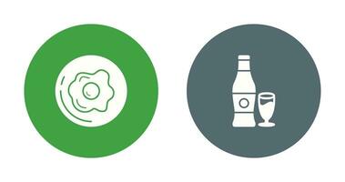 Breakfast and Bear Icon vector