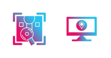 Order Tracking and Location Icon vector