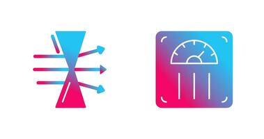 Dispersion and Weight Scale Icon vector