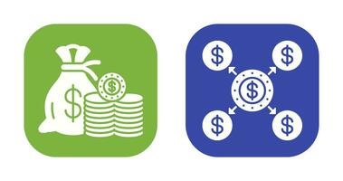 Saving and Distribution Icon vector