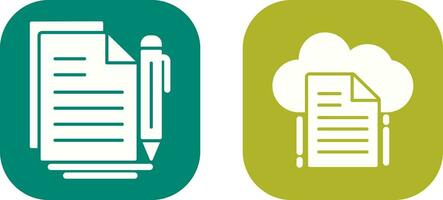 Document and File Icon vector