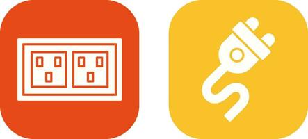 Socket and Plug Icon vector