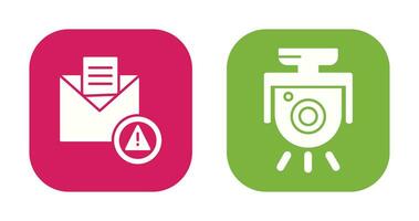 Spam and Security Camera Icon vector