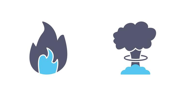 flame and bomb blast Icon