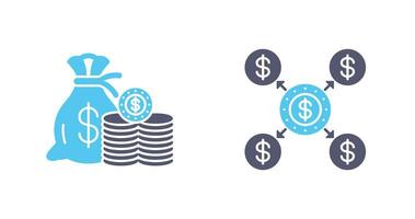 Saving and Distribution Icon vector