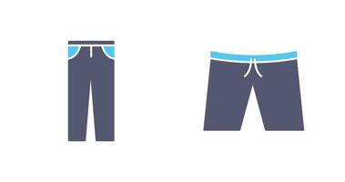 Pants and Shorts  Icon vector