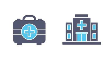 First Aid Kit and Healthcare Icon vector