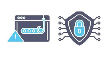 Phishing Password and Security Icon vector