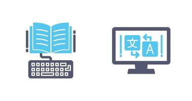 Study and Language Icon vector