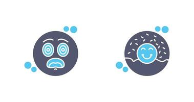 Dazed and Donut Icon vector