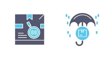 tracking code and protection Icon vector