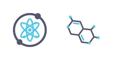 Proton and Molecule Icon vector