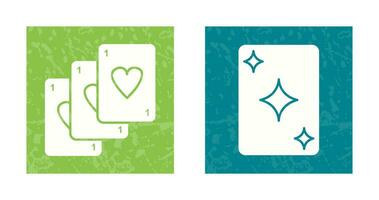 Deck of Card and Card Icon vector