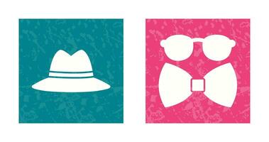 Hat and Hipster Style Icon vector