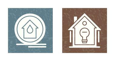 Fire Alarm and Home Automation Icon vector