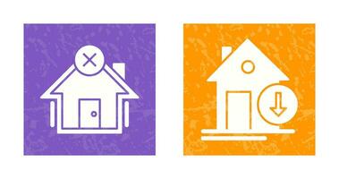 Non Verify and Download Icon vector