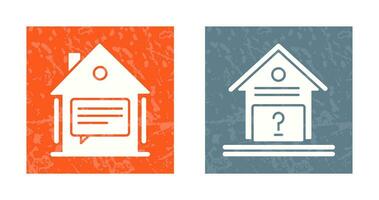 Message and Unknown Icon vector