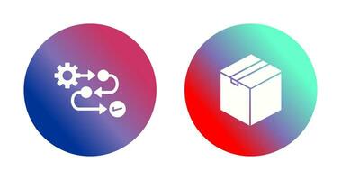 Process and Package Icon vector